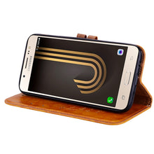 Load image into Gallery viewer, For Samsung Galaxy J5 (2017) / J530 (EU Version) Business Style Oil Wax Texture Horizontal Flip Leather Case with Holder &amp; Card Slots &amp; Wallet, For Galaxy J5 (2017) / J530 (EU Version)