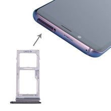 Load image into Gallery viewer, For Galaxy S9+ / S9 SIM &amp; SIM / Micro SD Card Tray, For Samsung Galaxy S9+ / S9 (Double), For Galaxy S9+ / S9(Double  SIM), For S9+ / S9 (Double), For Galaxy S9+ / S9