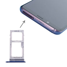 Load image into Gallery viewer, For Galaxy S9+ / S9 SIM &amp; SIM / Micro SD Card Tray, For Samsung Galaxy S9+ / S9 (Double), For Galaxy S9+ / S9(Double  SIM), For S9+ / S9 (Double), For Galaxy S9+ / S9