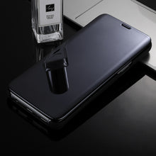 Load image into Gallery viewer, For Galaxy S9+ Electroplating Mirror Horizontal Flip Leather Case with Holder, For Galaxy S9+