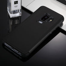 Load image into Gallery viewer, For Galaxy S9+ Electroplating Mirror Horizontal Flip Leather Case with Holder, For Galaxy S9+