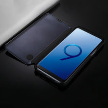Load image into Gallery viewer, For Galaxy S9+ Electroplating Mirror Horizontal Flip Leather Case with Holder, For Galaxy S9+