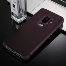 Load image into Gallery viewer, For Galaxy S9+ Electroplating Mirror Horizontal Flip Leather Case with Holder, For Galaxy S9+