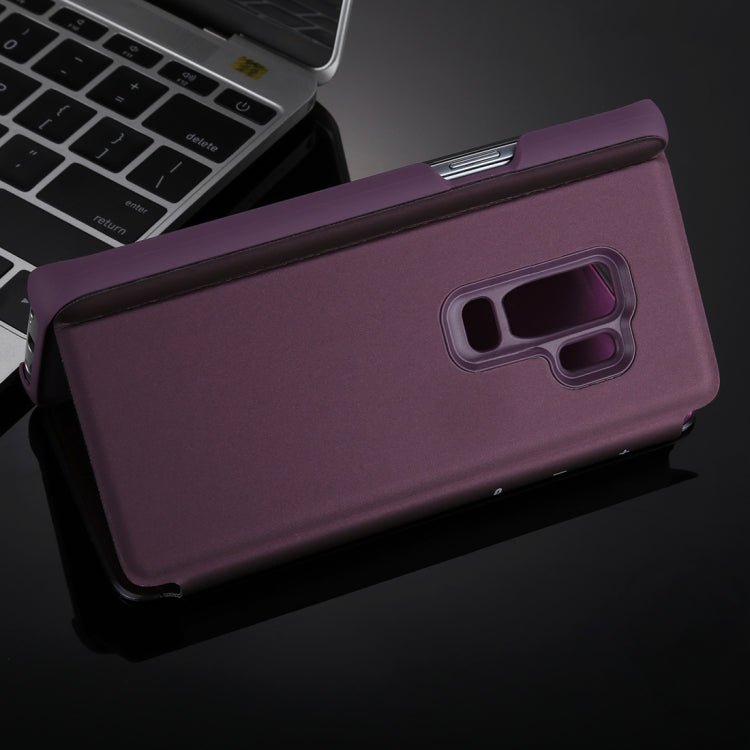 For Galaxy S9+ Electroplating Mirror Horizontal Flip Leather Case with Holder, For Galaxy S9+