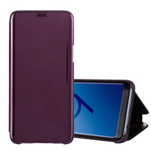 Load image into Gallery viewer, For Galaxy S9+ Electroplating Mirror Horizontal Flip Leather Case with Holder, For Galaxy S9+