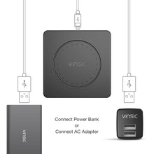 Load image into Gallery viewer, Vinsic 5V 1A Output Qi Standard Portable Wireless Charger Pad