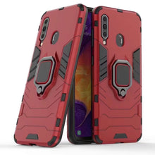 Load image into Gallery viewer, PC + TPU Shockproof Protective Case for Galaxy A60, with Magnetic Ring Holder