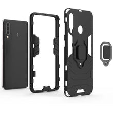 Load image into Gallery viewer, PC + TPU Shockproof Protective Case for Galaxy A60, with Magnetic Ring Holder, For Galaxy A60