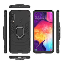 Load image into Gallery viewer, PC + TPU Shockproof Protective Case for Galaxy A60, with Magnetic Ring Holder