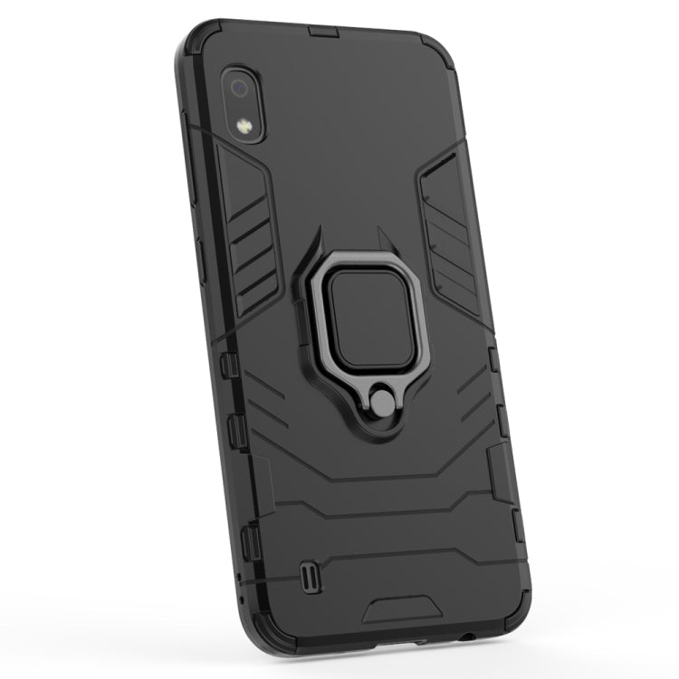 PC + TPU Shockproof Protective Case for Galaxy A10, with Magnetic Ring Holder, For Galaxy A10