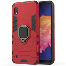 Load image into Gallery viewer, PC + TPU Shockproof Protective Case for Galaxy A10, with Magnetic Ring Holder
