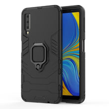 Load image into Gallery viewer, PC + TPU Shockproof Protective Case for Galaxy A70, with Magnetic Ring Holder