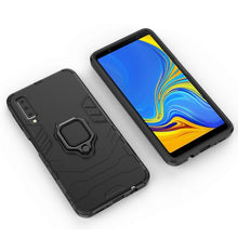 Load image into Gallery viewer, PC + TPU Shockproof Protective Case for Galaxy A70, with Magnetic Ring Holder