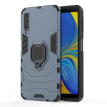 Load image into Gallery viewer, PC + TPU Shockproof Protective Case for Galaxy A70, with Magnetic Ring Holder