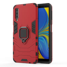 Load image into Gallery viewer, PC + TPU Shockproof Protective Case for Galaxy A70, with Magnetic Ring Holder