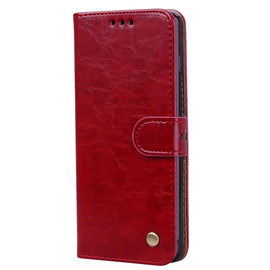 Business Style Oil Wax Texture Horizontal Flip Leather Case for Galaxy S10 Plus, with Holder & Card Slots & Wallet, For Galaxy S10 Plus