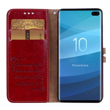 Load image into Gallery viewer, Business Style Oil Wax Texture Horizontal Flip Leather Case for Galaxy S10 Plus, with Holder &amp; Card Slots &amp; Wallet, For Galaxy S10 Plus