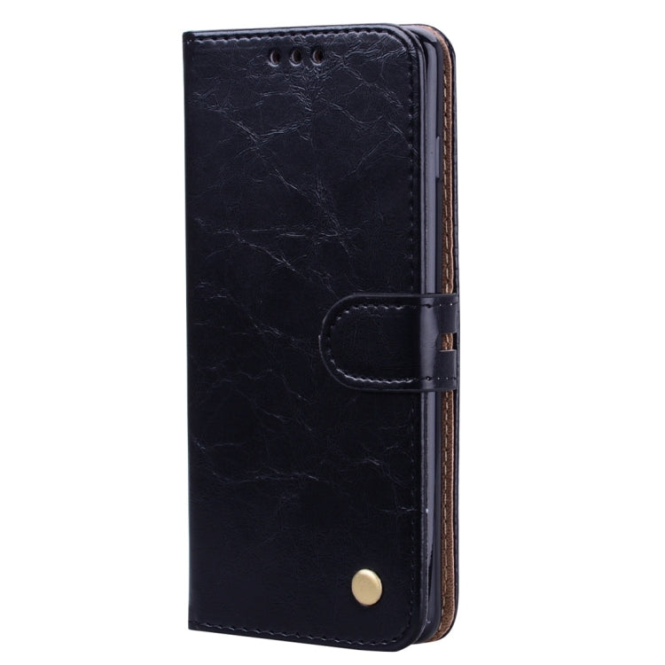 Business Style Oil Wax Texture Horizontal Flip Leather Case for Galaxy S10, with Holder & Card Slots & Wallet