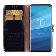 Load image into Gallery viewer, Business Style Oil Wax Texture Horizontal Flip Leather Case for Galaxy S10, with Holder &amp; Card Slots &amp; Wallet