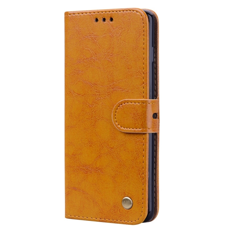 Business Style Oil Wax Texture Horizontal Flip Leather Case for Galaxy S10, with Holder & Card Slots & Wallet, For Galaxy S10