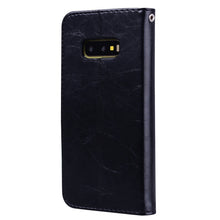 Load image into Gallery viewer, Business Style Oil Wax Texture Horizontal Flip Leather Case for Galaxy S10 E, with Holder &amp; Card Slots &amp; Wallet