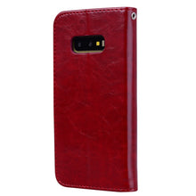 Load image into Gallery viewer, Business Style Oil Wax Texture Horizontal Flip Leather Case for Galaxy S10 E, with Holder &amp; Card Slots &amp; Wallet, For Galaxy S10 E