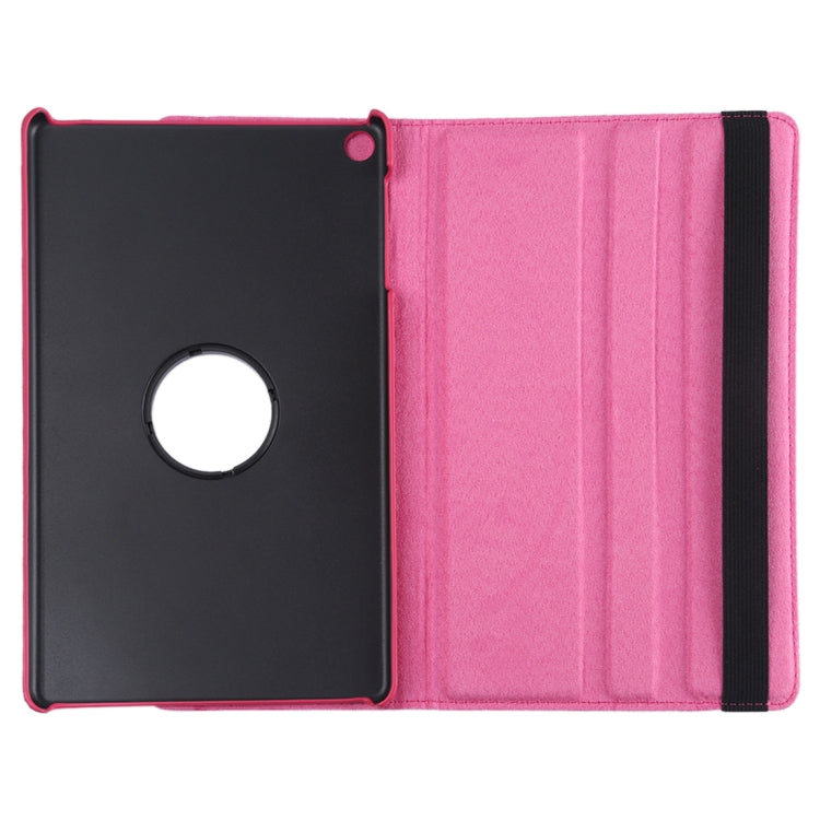 Litchi Texture Horizontal Flip 360 Degrees Rotation Leather Case for Galaxy Tab A 10.1 (2019) T510 / T515, with Holder