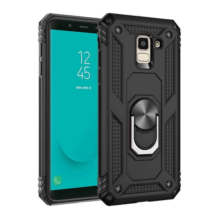 Armor Shockproof TPU + PC Protective Case for Galaxy J6 (2018), with 360 Degree Rotation Holder