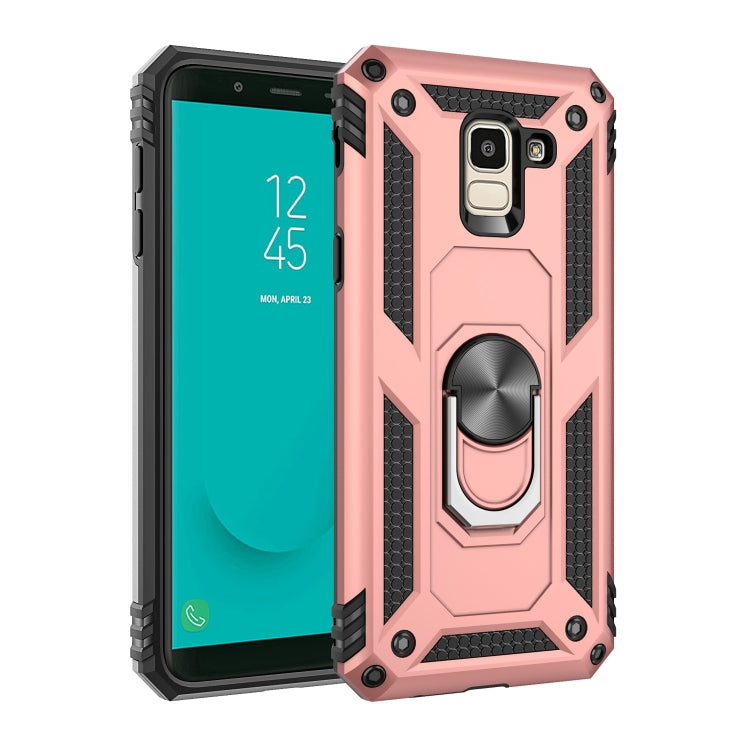 Armor Shockproof TPU + PC Protective Case for Galaxy J6 (2018), with 360 Degree Rotation Holder