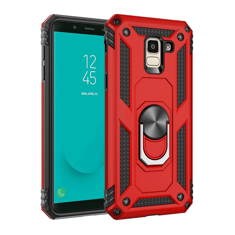 Armor Shockproof TPU + PC Protective Case for Galaxy J6 (2018), with 360 Degree Rotation Holder