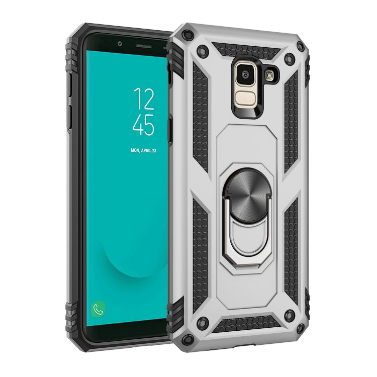 Armor Shockproof TPU + PC Protective Case for Galaxy J6 (2018), with 360 Degree Rotation Holder