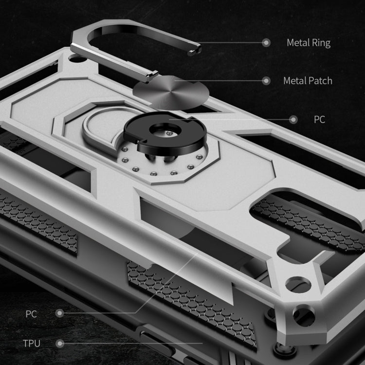 Armor Shockproof TPU + PC Protective Case for Galaxy J6 (2018), with 360 Degree Rotation Holder