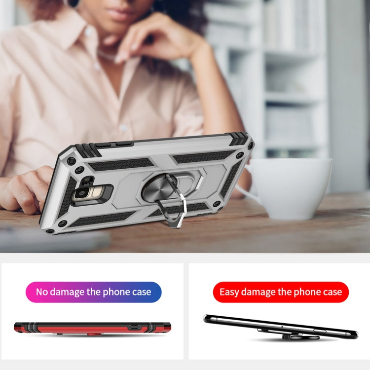 Armor Shockproof TPU + PC Protective Case for Galaxy J6 (2018), with 360 Degree Rotation Holder