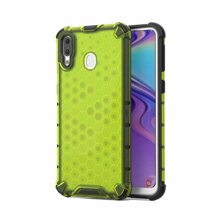 Honeycomb Shockproof PC + TPU Case for Galaxy M20