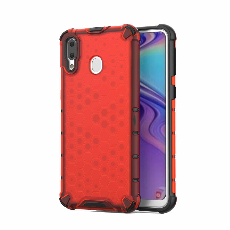 Honeycomb Shockproof PC + TPU Case for Galaxy M20