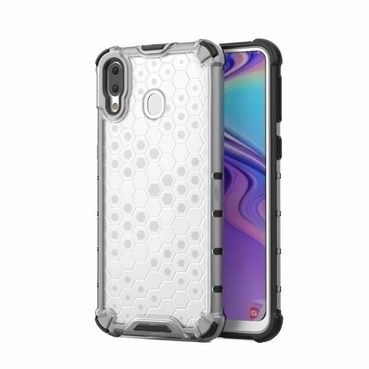 Honeycomb Shockproof PC + TPU Case for Galaxy M20