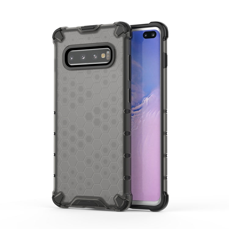 Honeycomb Shockproof PC + TPU Case for Galaxy S10+