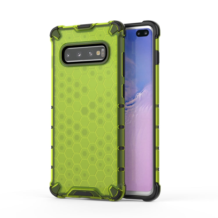 Honeycomb Shockproof PC + TPU Case for Galaxy S10+