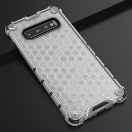 Honeycomb Shockproof PC + TPU Case for Galaxy S10+