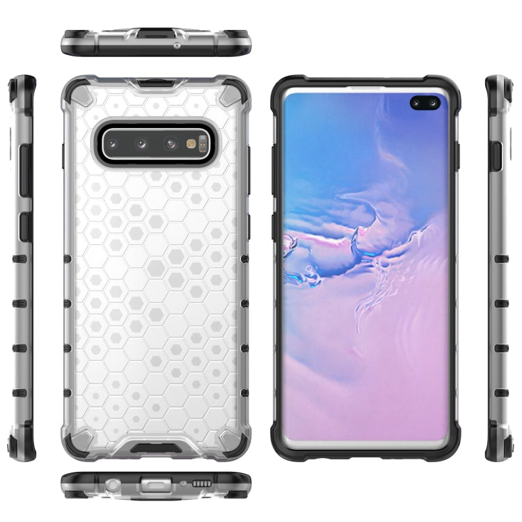 Honeycomb Shockproof PC + TPU Case for Galaxy S10+