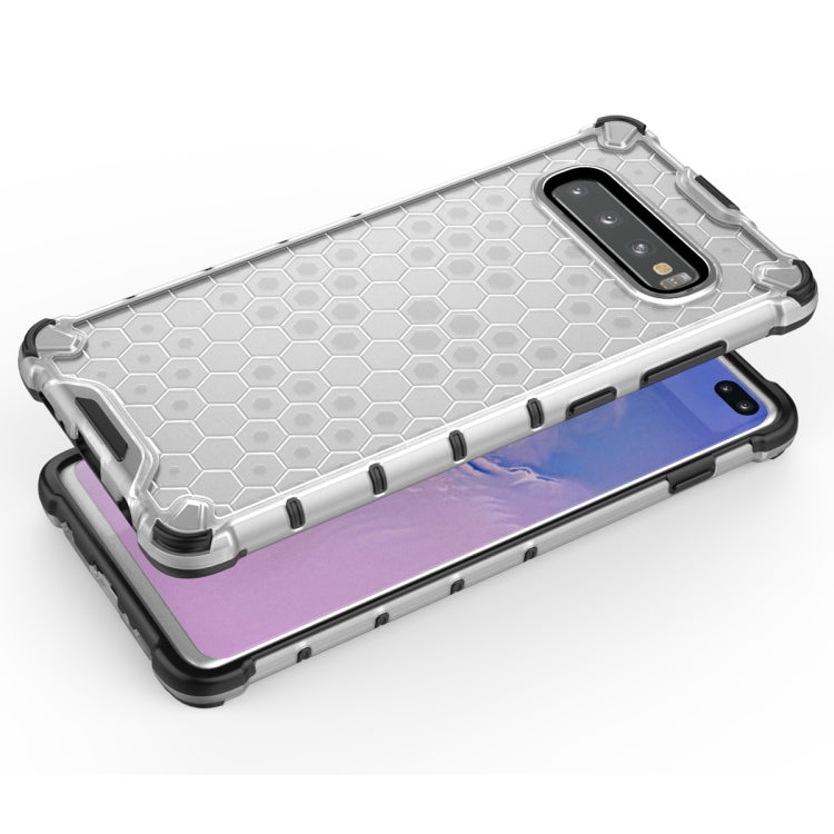 Honeycomb Shockproof PC + TPU Case for Galaxy S10+