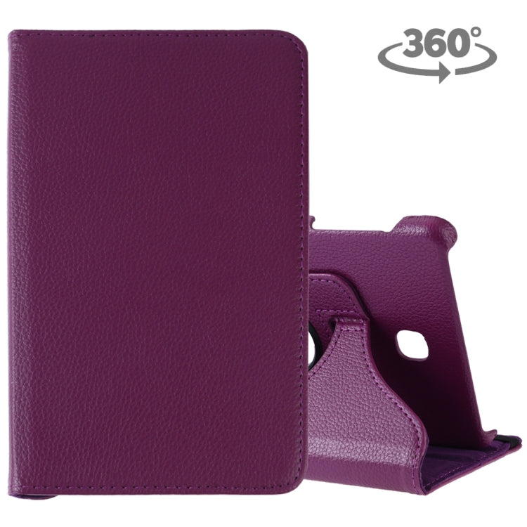 Litchi Texture Rotating ClassicBusiness Horizontal Flip Leather Case for Galaxy Tab A 8.0 T387, with Holder
