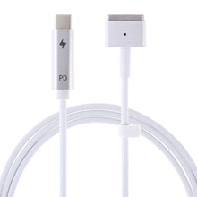 Load image into Gallery viewer, 85W 5 Pin MagSafe 2 (T-Shaped) to USB-C / Type-C PD Charging Cable, 85W MagSafe 2