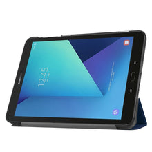 Load image into Gallery viewer, For Galaxy Tab S3 9.7 inch T820 / T825 Custer Texture Horizontal Flip Leather Case with 3-folding Holder, For Galaxy Tab S3 9.7