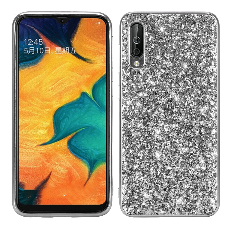 Glittery Powder Shockproof TPU Case for Galaxy A50