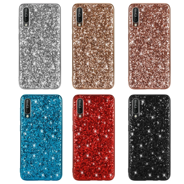 Glittery Powder Shockproof TPU Case for Galaxy A50