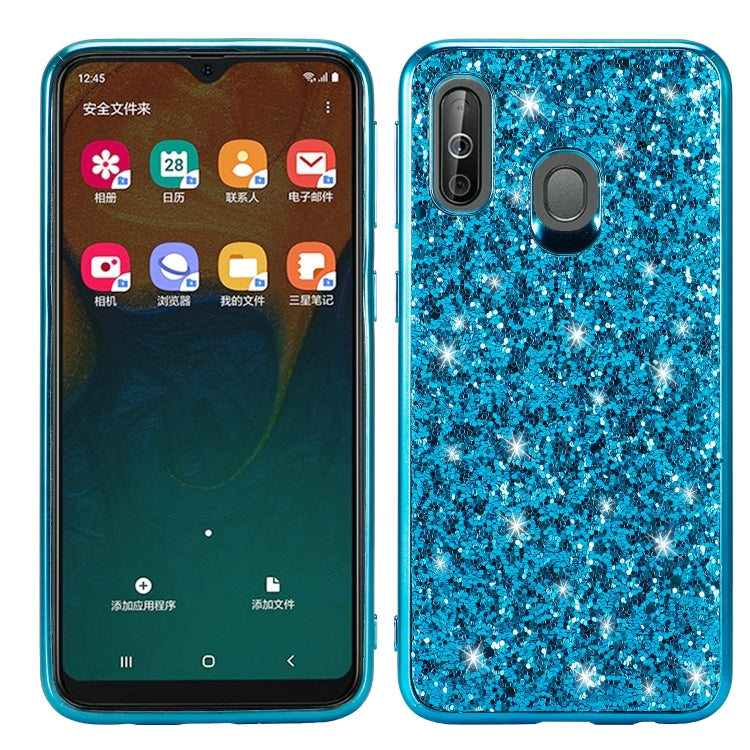 Glittery Powder Shockproof TPU Case for Galaxy A40
