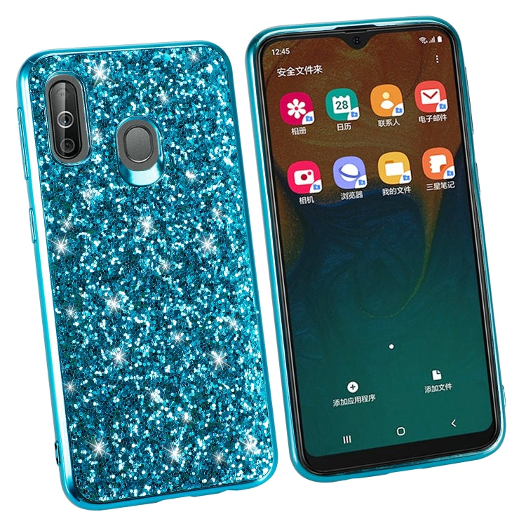 Glittery Powder Shockproof TPU Case for Galaxy A40