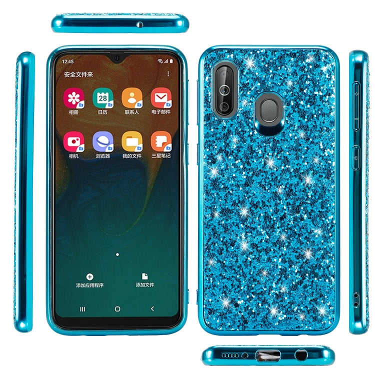 Glittery Powder Shockproof TPU Case for Galaxy A40