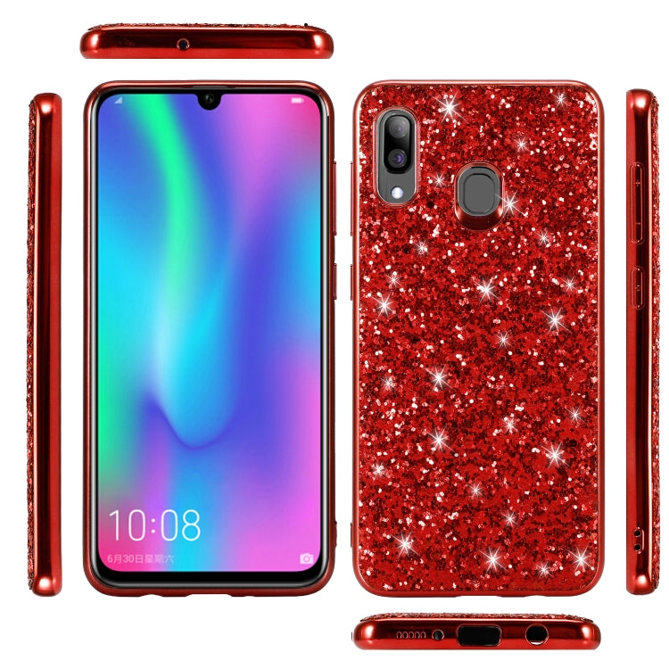 Glittery Powder Shockproof TPU Case for Galaxy A30